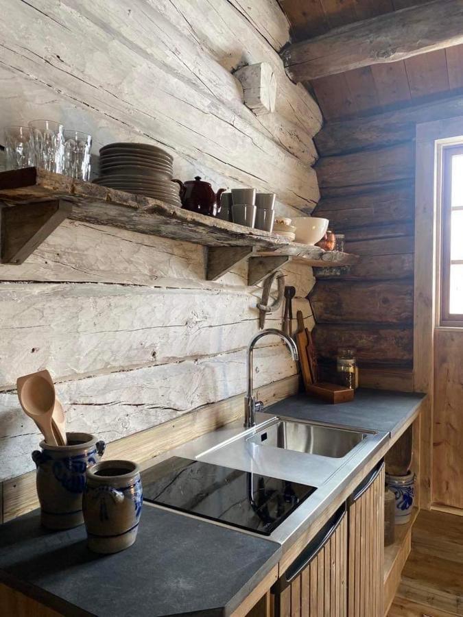 Sauefjoset - Idyllisk Gardstun Fra 1800-Tallet Skjåk エクステリア 写真